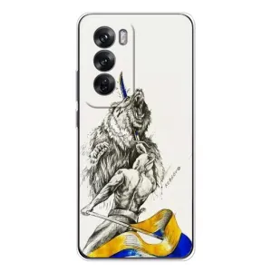 Чехлы Доброго вечора, ми за України для Оппо Рено 12 (AlphaPrint) (Победа)