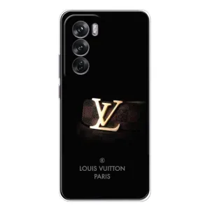 Чехлы Луи Витон для OPPO Reno 12 (AlphaPrint - LOUIS VUITTON) (ремешок LV)