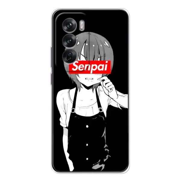 Чехол с принтом «Senpai» для OPPO Reno 12 Чехол с принтом «Senpai» для OPPO Reno 12