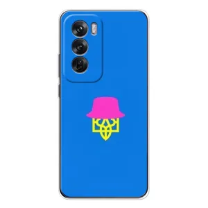 Чехлы для OPPO Reno 12  Укр. Символика (AlphaPrint) (Шапка на гербу)