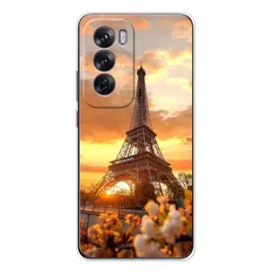 Чохол Ейфелева Вежа OPPO Reno 12 - (AlphaPrint) (Сонячня вежа)