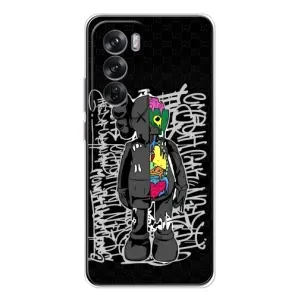 Чохли для OPPO Reno 12 - Bearbrick Louis Vuitton (PREMIUMPrint) (Стиль Bearbrick)