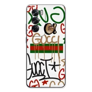 Бренднові Чохли для OPPO Reno 12 - (PREMIUMPrint) (Стиль GUUCI)