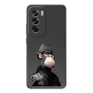 Чохли з Мавпами NFT для OPPO Reno 12 (AlphaPrint) (стильна мавпа NFT)