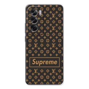 Чеохол для OPPO Reno 12 з картинкою Supreme (AlphaPrint) (Supreme LV)