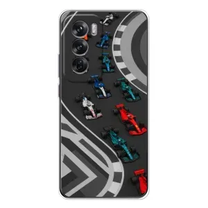 Чехол Формула1 на OPPO Reno 12 (Трасса Ф1)