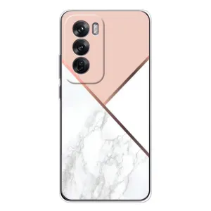 Мраморний чехол на OPPO Reno 12 (VPrint) (Тройний мрамор)
