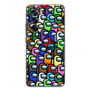 Чохли Амонг Ас для OPPO Reno 12 (AlphaPrint) (Убитий)