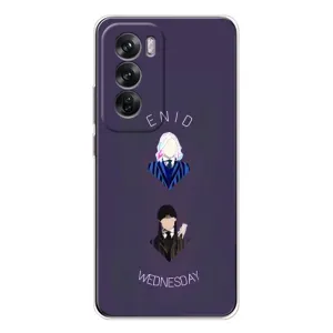 Чохли Венсдей на OPPO Reno 12 Уенсдей (AlphaPrint) (Венздей і подруга)