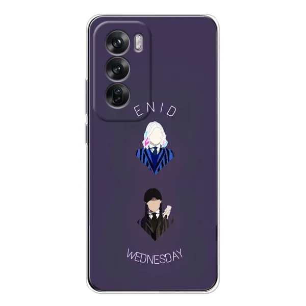 Чохол з принтом «Венздей і подруга» для OPPO Reno 12 Чохол з принтом «Венздей і подруга» для OPPO Reno 12