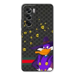 Бренднові Чохли для OPPO Reno 12 - (PREMIUMPrint) (Утка Гуччі)