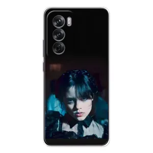 Чохли Венсдей на OPPO Reno 12 Уенсдей (AlphaPrint) (погляд Венздей)
