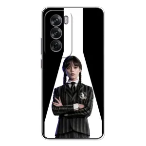 Чохли Венсдей на OPPO Reno 12 Уенсдей (AlphaPrint) (W-Wednesday)