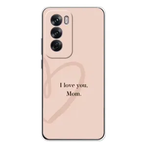 Чехлы для мамы на OPPO Reno 12 (Сердце маме)