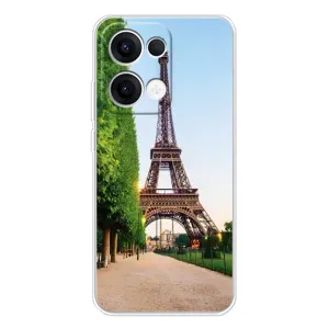Чехол Эйфелева Башня для OPPO Reno 13 5G - (AlphaPrint) (Дорога в Париж)