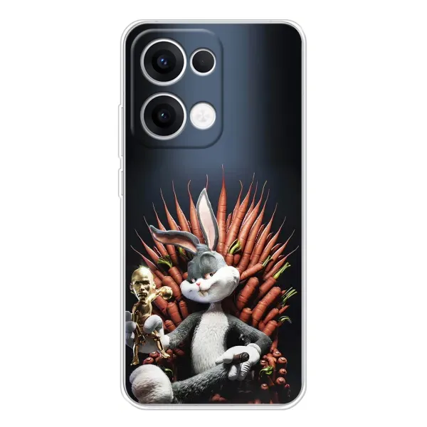 Чехол с принтом «Король Кролик» для OPPO Reno 13 5G