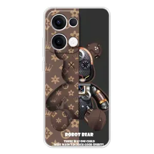 Крутые Чехлы Луи Виттон для OPPO Reno 13 5G (AlphaPrint) (Медведь Луи Витон)