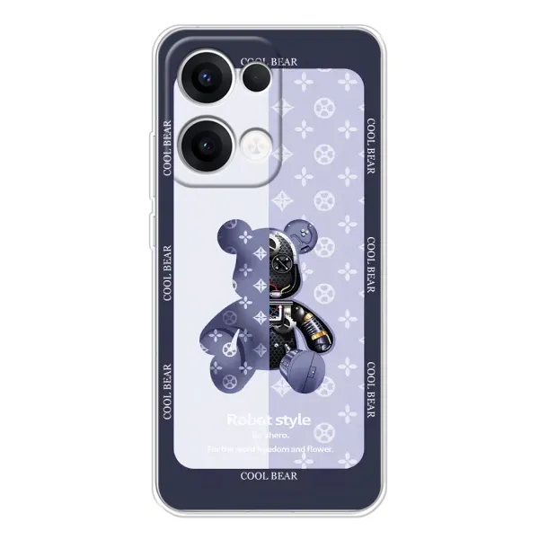 Чехол с принтом «Медвежонок LV» для OPPO Reno 13 5G Чехол с принтом «Медвежонок LV» для OPPO Reno 13 5G