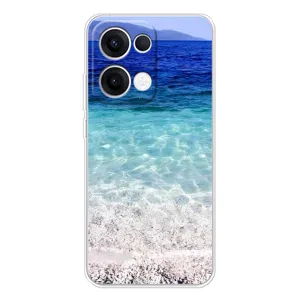 Силиконовый чехол с КАРТИНКАМИ лето для OPPO Reno 13 5G (AlphaPrint) (Море)