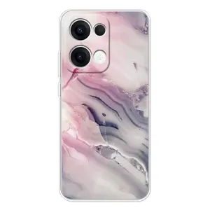 Мраморный чехол на OPPO Reno 13 5G (VPrint) (Пурпурный Мрамор)