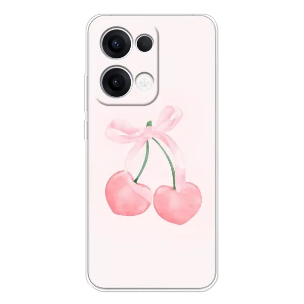 Чехол с принтом «Розовые вишни» для OPPO Reno 13 5G
