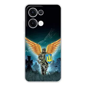 Чехлы с картинкой ЗСУ для OPPO Reno 13 5G (AlphaPrint) (Солдат ЗСУ)