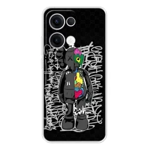 Чехлы для OPPO Reno 13 5G - Bearbrick Louis Vuitton (PREMIUMPrint) (Стиль Bearbrick)