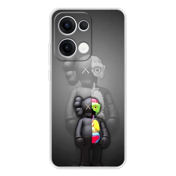 Чехол с принтом «Тело Bearbrick» для OPPO Reno 13 5G