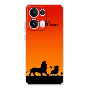 Чохол Король лев на OПPO Рeno 13 Pro 5G (Акуна Матата закат)