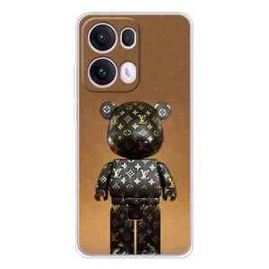Чехлы для OPPO Reno 13 Pro 5G - Bearbrick Louis Vuitton (PREMIUMPrint) (Bearbrick)