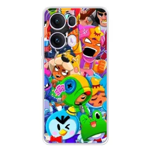 Чехлы Brawl Stars для OPPO Reno 13 Pro 5G (AlphaPrint) (Герои Бравл Старс)