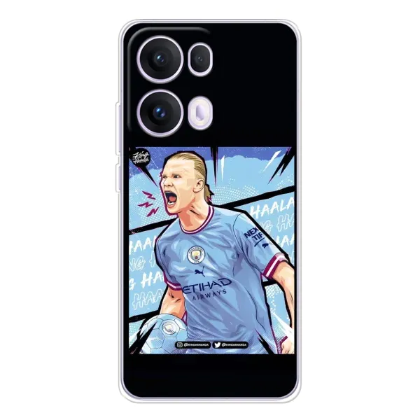 Чохол з принтом «гол Ерлінг Холанд» для OPPO Reno 13 Pro 5G