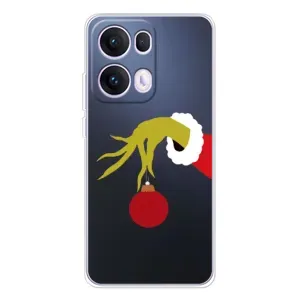Чохол з принтом «Грінч з іграшкою» для OPPO Reno 13 Pro 5G