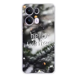 Новогодние, Праздничные Чехлы для OPPO Reno 13 Pro 5G - 2024 год (Hello winter)