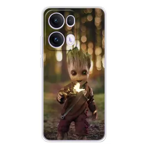 Чехол МАРВЕЛ для ОПО Reno 13 Про 5G (AlphaPrint) (I am Groot)