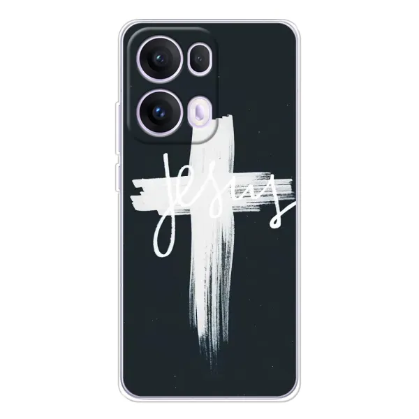 Чохол з принтом «Ісус» для OPPO Reno 13 Pro 5G