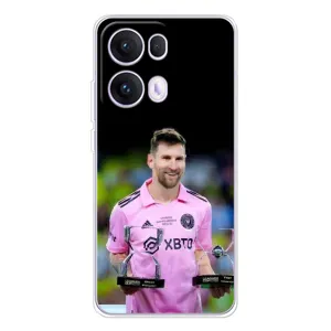 Чехлы для ОПО Reno 13 Про 5G - Лео Месси Маями (Кубки Месси)