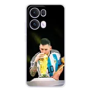 Чехлы для OPPO Reno 13 Pro 5G (Leo чемпион) (AlphaPrint) (Кубок Месси)