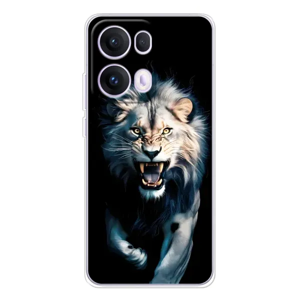 Чехол с принтом «Лев в темноте» для OPPO Reno 13 Pro 5G Чехол с принтом «Лев в темноте» для OPPO Reno 13 Pro 5G