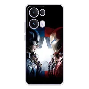 Чехлы с героями Марвел OPPO Reno 13 Pro 5G (VPrint) (Марвел стайл)