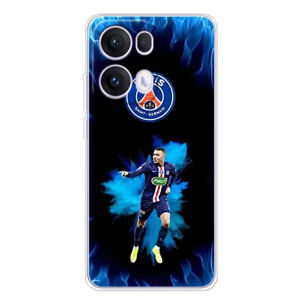 Чохол з принтом «Мбаппе у вогні» для OPPO Reno 13 Pro 5G