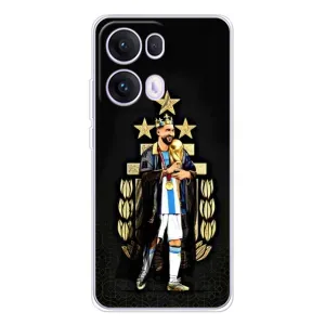 Чехлы для OPPO Reno 13 Pro 5G (Leo чемпион) (AlphaPrint) (Месси Король)