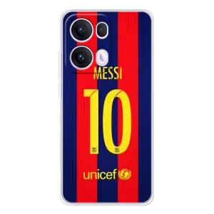 Чехлы Месси для OPPO Reno 13 Pro 5G (AlphaPrint) (Messi Barca 10)