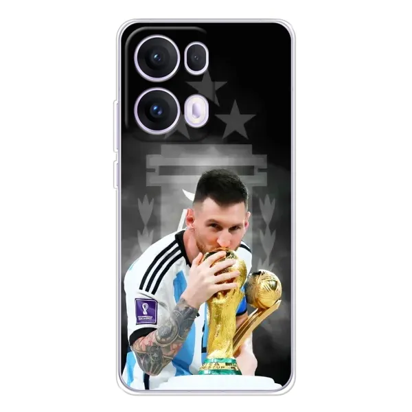 Чехол с принтом «Месси Чемпион» для OPPO Reno 13 Pro 5G Чехол с принтом «Месси Чемпион» для OPPO Reno 13 Pro 5G