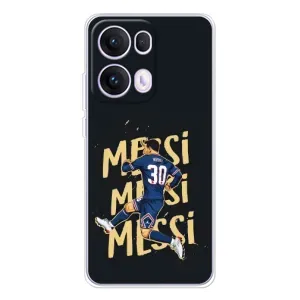 Чехлы для OPPO Reno 13 Pro 5G (Leo чемпион) (AlphaPrint) (Messi ПСЖ)