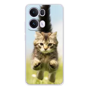 Чохли з Котиками для OPPO Reno 13 Pro 5G (VPrint) (Прижок кота)