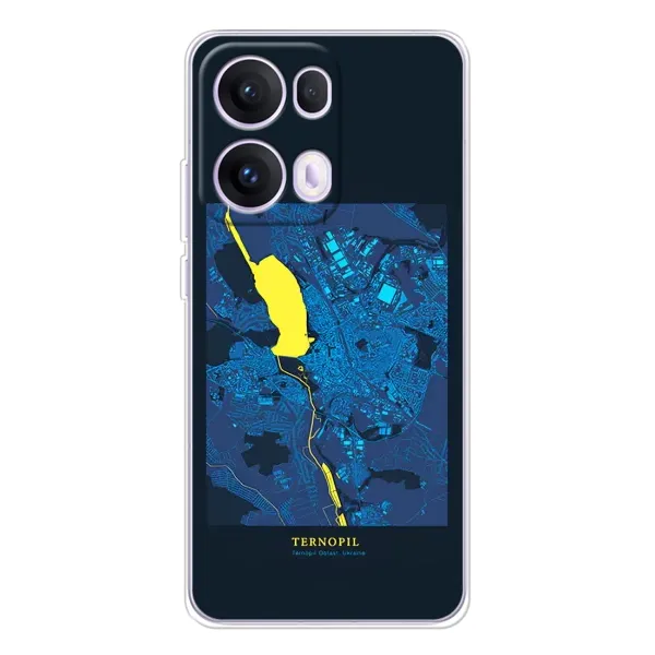 Чохол з принтом «Тернопіль» для OPPO Reno 13 Pro 5G