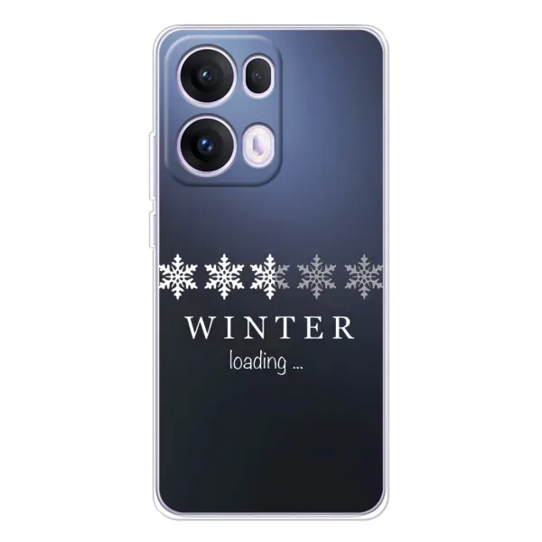 Чохол з принтом «Winter loading» для OPPO Reno 13 Pro 5G