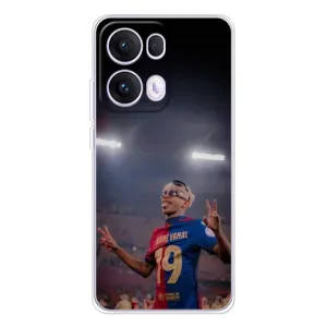 Чехол с футболистом Ламин Ямаль OPPO Reno 13 Pro 5G (Ямаль на стадионе)