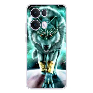 Защитные чехлы для ОПО Reno 13 Про 5G (AlphaPrint) (ХИТ продаж) ВОЛК (Яркий волк)